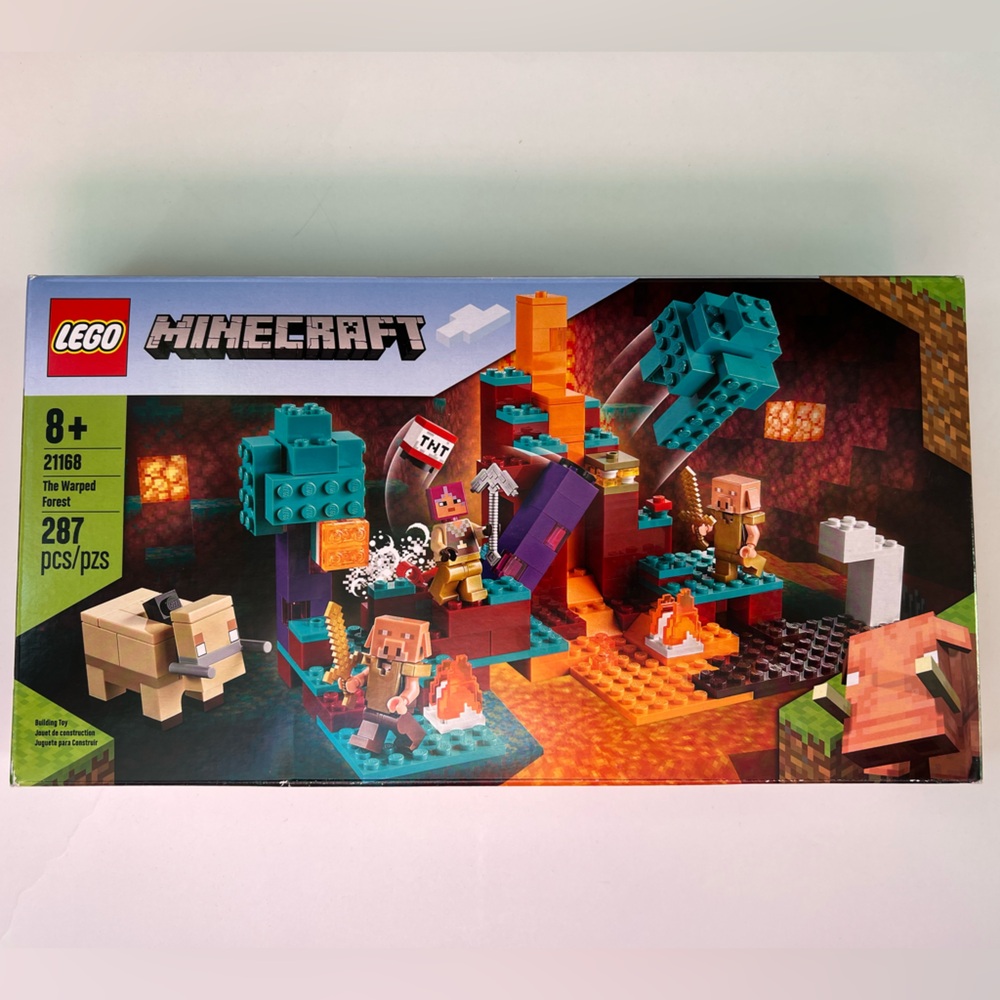 LEGO Minecraft Adventure Set -#21168-Retired in 2022 - The Warped Forest